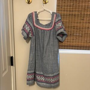 Cat & Jack Gray and Pink Kids Dress